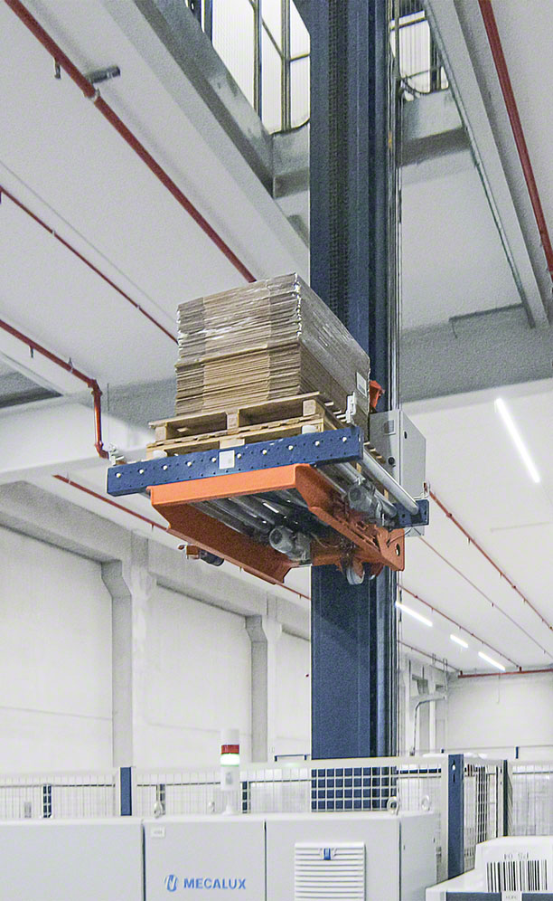 Logistikautomatisierung von Moderna Products bietet einen Materialfluss von 1.500 Paletten/Tag